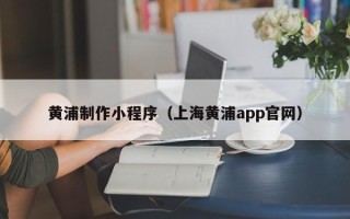 大兴安岭黄浦制作小程序（上海黄浦app官网）